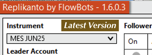 FlowBot Update Screenshot